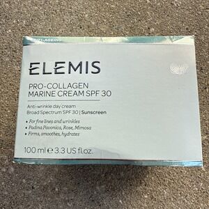 Elemis Pro-Collagen Marine Cream SPF 30   3.3 fl. oz  Exp. 01/28  NEW IN BOX